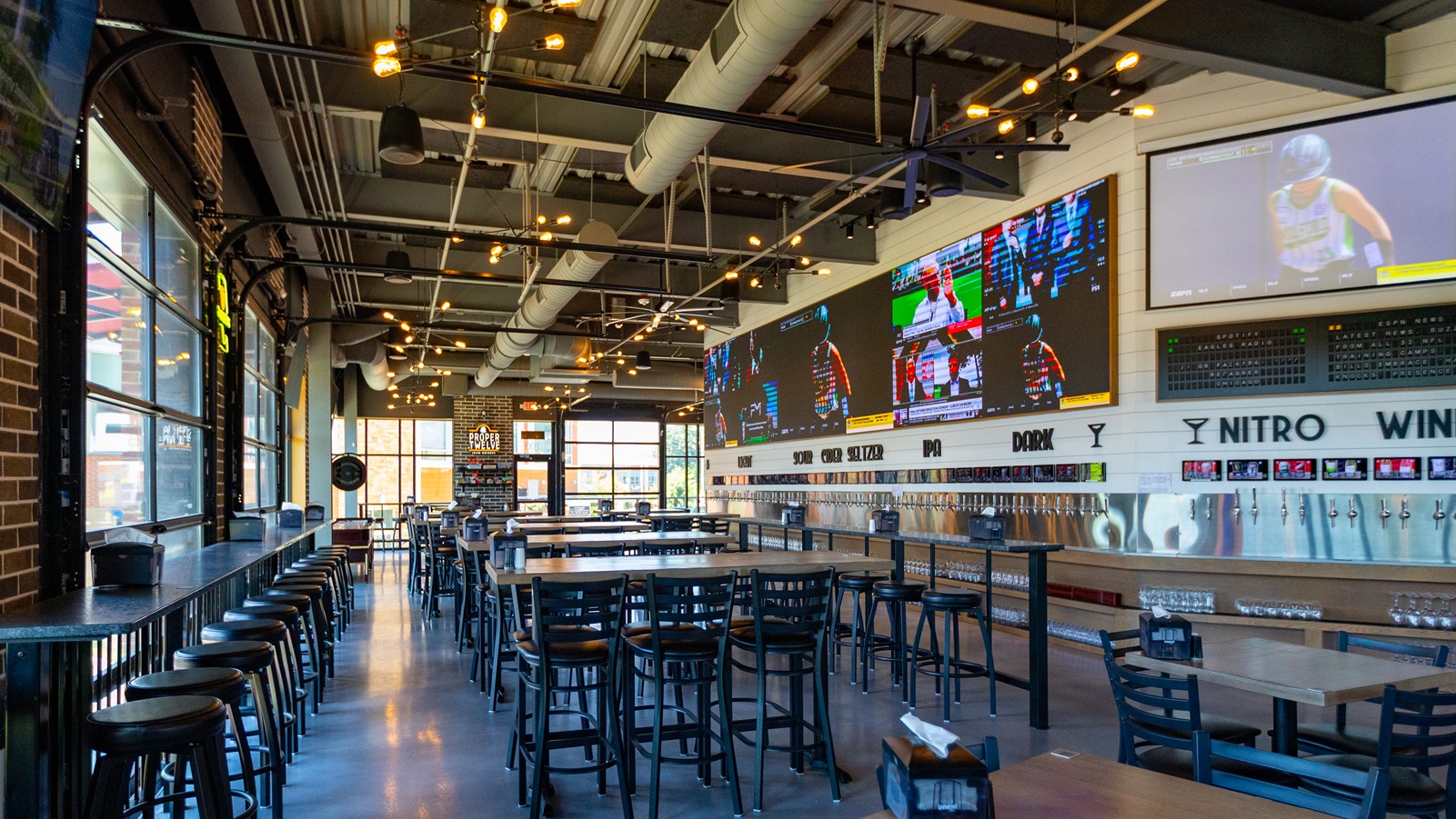 Bar with TVs, Drafts