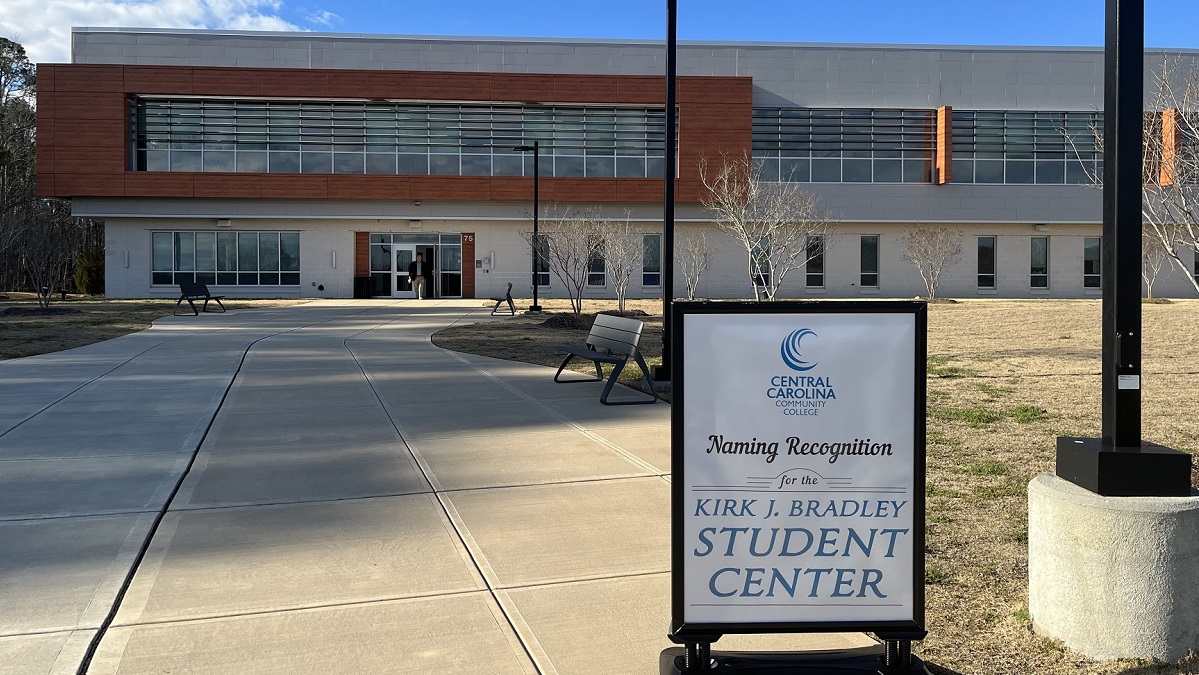 Central Carolina Community College Dedicates Center to Kirk Bradley